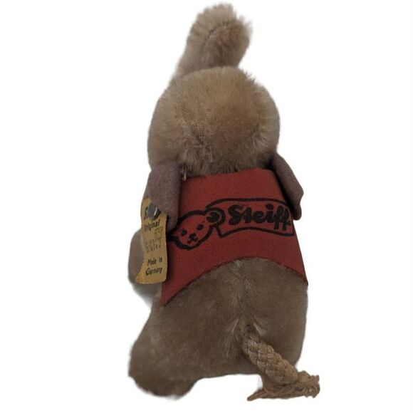 Steiff Baby Elephant 6307,0 With Button & Tag Vintage 50s - Picture 2 of 4